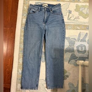 Abercrombie curve love ankle straight jeans
